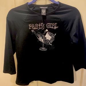 Vintage Express Jeans “Party Girl” Shirt. Size Large